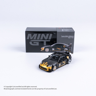 1/64 MINIGT 丰田GR86LB 黑金 盒装 合金封闭模型