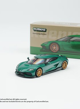 TW 1/64 柯尼赛格Gemera 绿色 合金封闭模型
