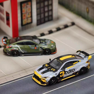 1/64SW宝马M4第二批佛山APAxpo特别版 绿色扎古涂装 合金封闭模型