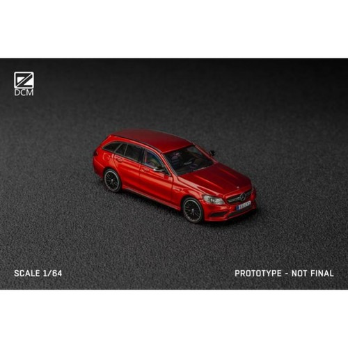 1/64 DCM 奔驰C63SAMG 红色 合金封闭模型