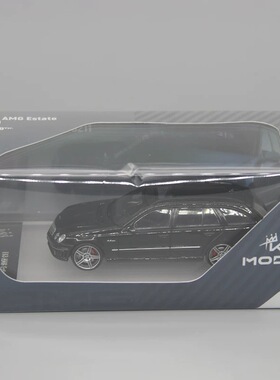 KING MODEL 1/64 奔驰E63S211旅行版 黑色 合金封闭模型