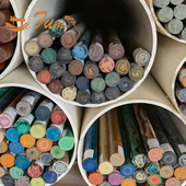 彩色硫化橡胶棒20 18mmDIY石楠木手工烟斗专用斗柄咬嘴钢笔外壳材