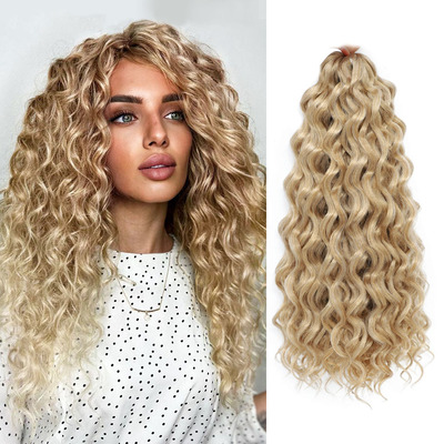 欧美大卷钩针接发丝夏威夷卷