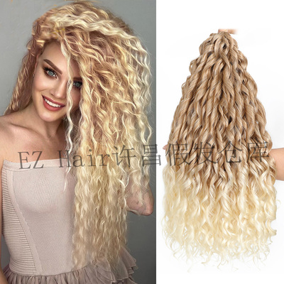Jessica curl crochet braids hair拉美卷钩针接发化纤假发长卷发