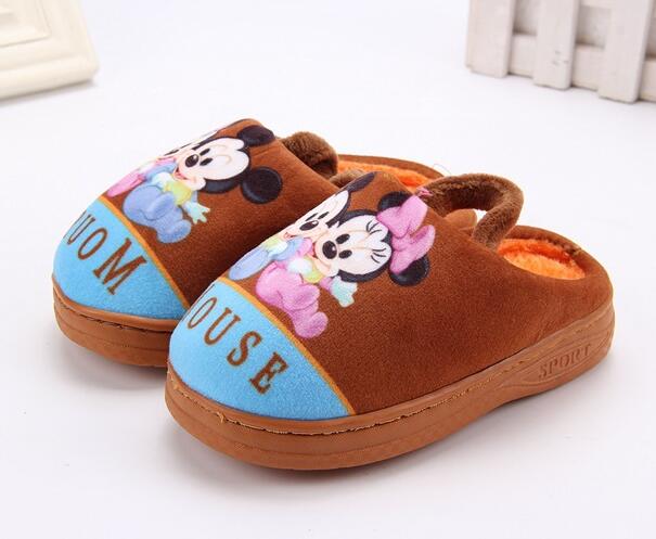 Chaussons enfants en coton pour hiver - semelle tendon - Ref 1013632 Image 5