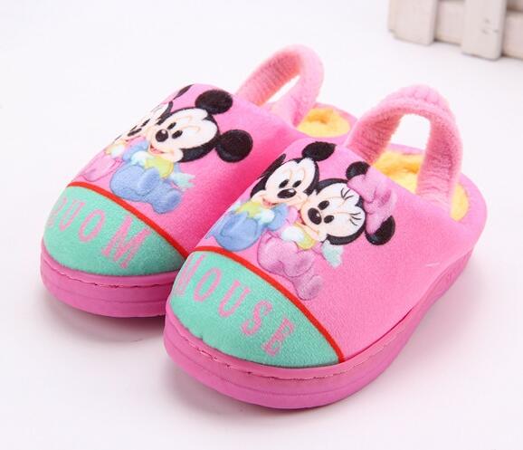 Chaussons enfants en coton pour hiver - semelle tendon - Ref 1013632 Image 1