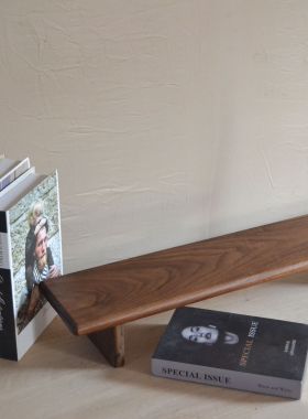 可定制北美黑胡桃木电脑增高架显示器桌面抬高架实木笔记本置物架