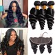 wave Brazilian real bundles hair Extensions human Loose