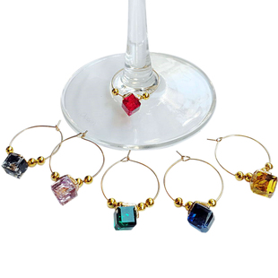 创意酒杯标记圣诞酒杯环杯子区分器酒杯识别记号标签聚会杯子标记