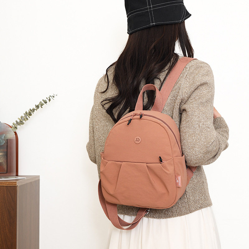 2026小巧便携迷你纯色高颜值质量好女双肩背IPADMINI伞外出小包袋