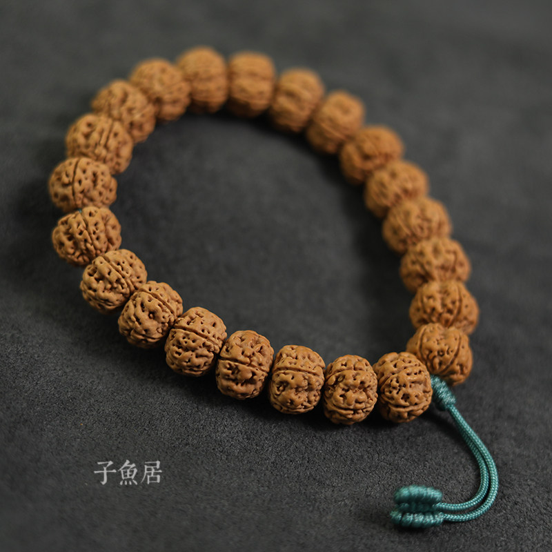 精品矮桩双龙小金刚单圈手串手持13.5mm飞碟磨盘桩男女式手串手链