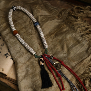 子鱼居天然星月药片手持手串佛珠饰品