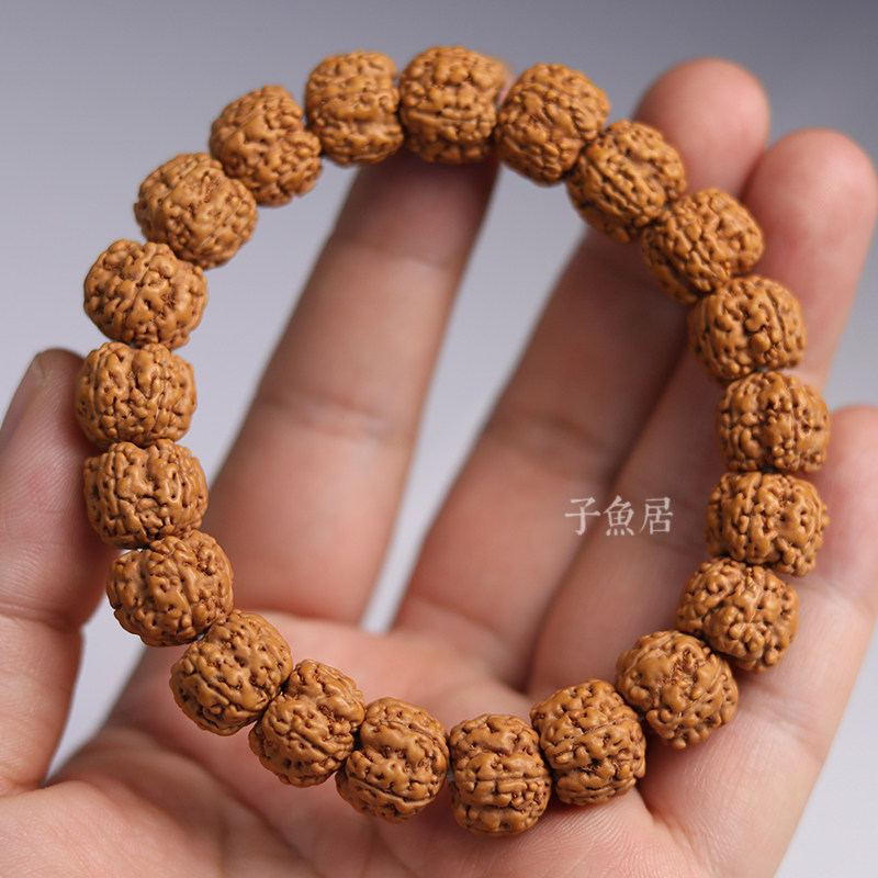 稀有窝底扇面小金刚单圈手串12-16mm小众桩型金刚菩提男女式念珠