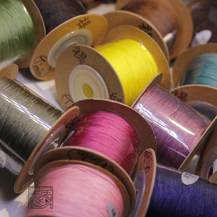 台湾线禔棉进口玉线71号珠宝线0.4mm极细绳子编织穿珠DIY文玩线材