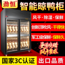 劲恒风干晾鸭柜商用智能大容量吹烘干机烧腊烧鸭烤鸭风干机晾胚柜
