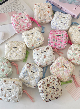 卡通女生卫生棉收纳包大容量女孩月事卫生巾收纳袋便携包