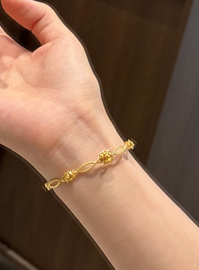 小红书同款玫瑰花瓣手链2024新款精致奢品时尚百搭手饰品一件代发