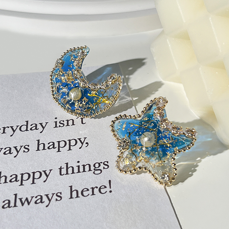 珍珠日韩原创手工耳钉送女友超爱