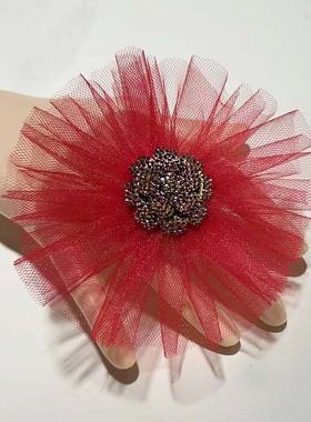 夸张花朵戒指手花指花白色唯美