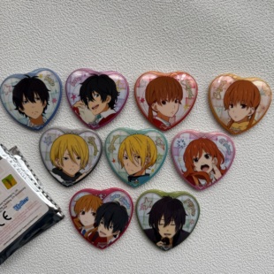 正版官谷 邻座的怪同学心形徽章吧唧 山口贤二