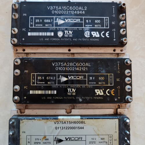 议价VICOR电源模块 V375A15C600AL2 V3可维修