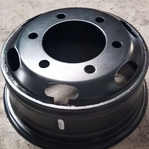 新源轮式挖掘机65/75－8－9轮毂新源六中孔轮胎升级加厚钢圈10mm