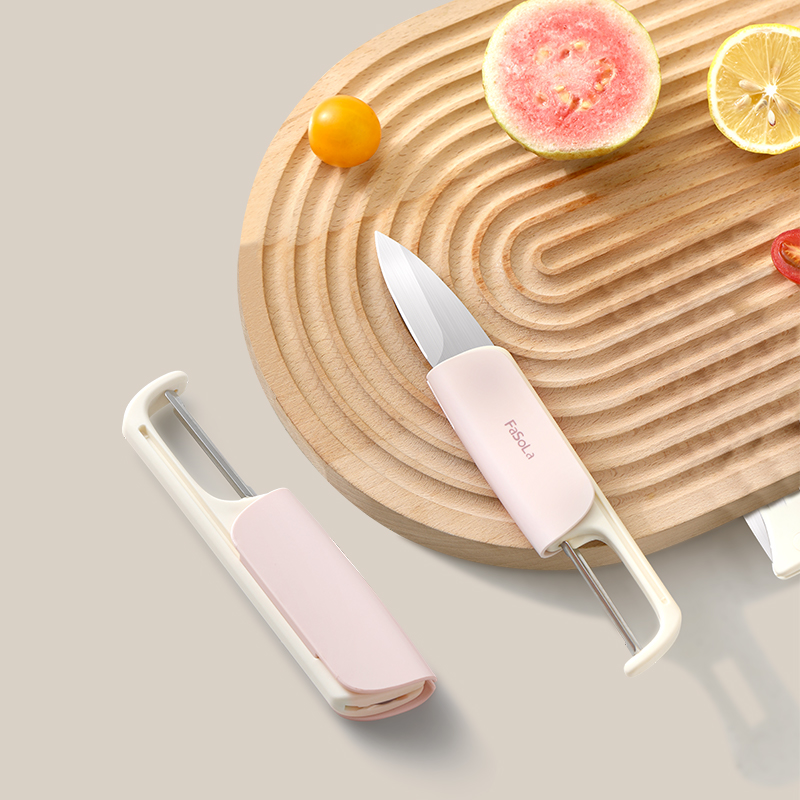 二合一水果削皮刀折叠便携锋利