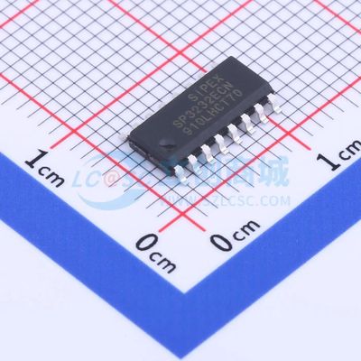 True3.0V至5.5V RS-232收发器 SP3232ECN-L/TR SOIC-16 RS232芯片