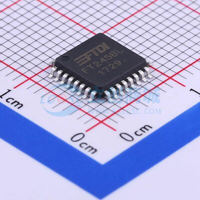 FT245BL FT245BL LQFP-32(7x7) USB转换芯片 全新原装