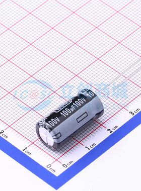 KM107M100G20RR0VH2FP0 插件,D10xL20mm 直插铝电解电容 全新原装