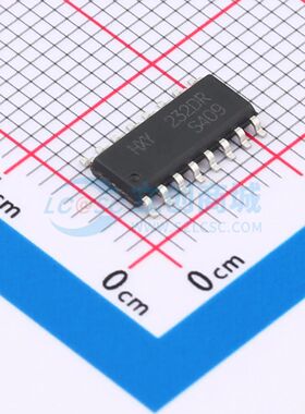 收发器 数据速率:140Kbps 电源电压:4.5V~5.5V HMAX232DR SOP-16