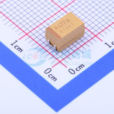 全新原装 TAJE477K010RNJ CASE-E-7343-43(mm) 钽电容 正品