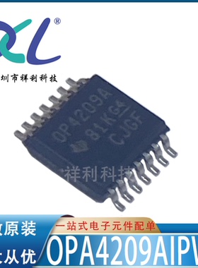 OPA4209AIPWR OP4209A封装TSSOP14【供应TI稳压器芯片】全新原装