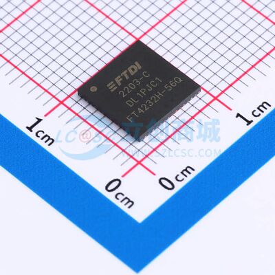 FT4232H 四通道高速USB转多用途UART/MPSSE IC FT4232H-56Q-REEL