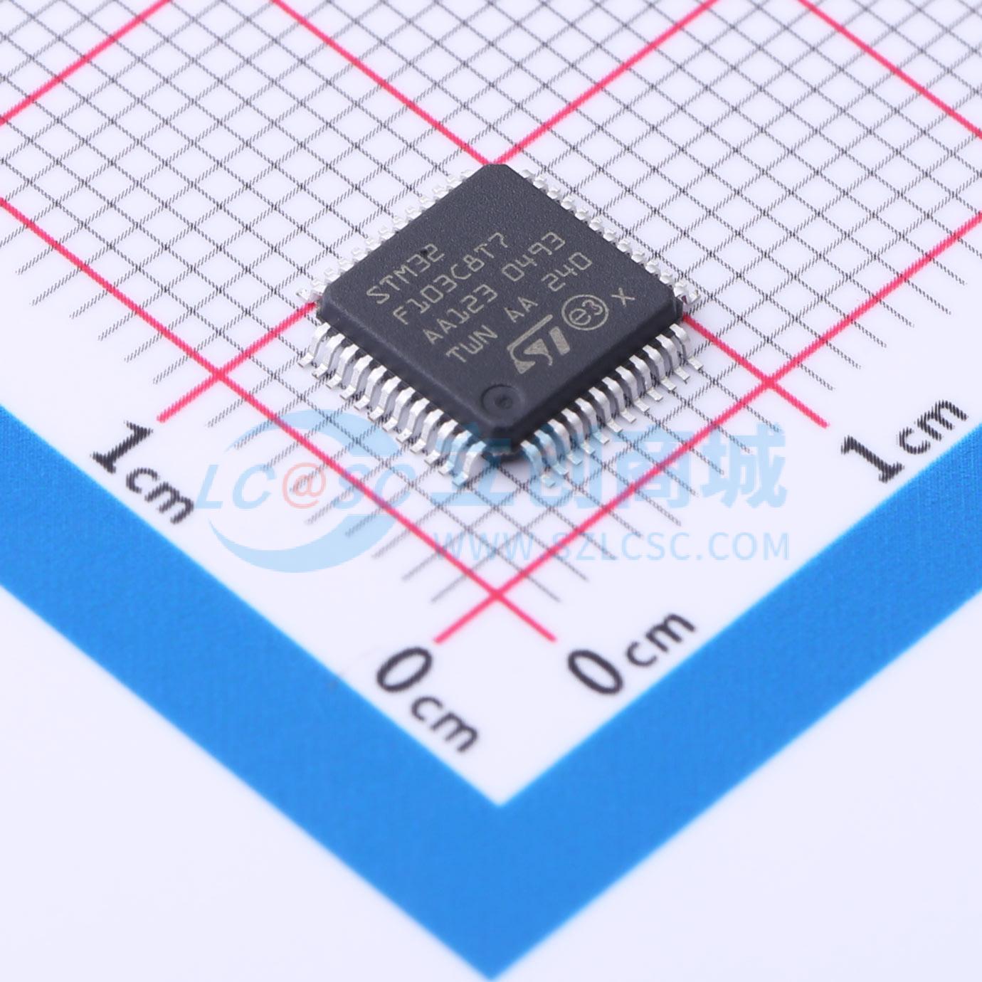 全新原装 STM32F103C8T7 LQFP-48(7x7) 单片机(MCU/MPU/SOC) 正品