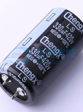 LS337M420O45RR0VH2SP0 插件,D25xL45mm 牛角型电解电容 全新原装