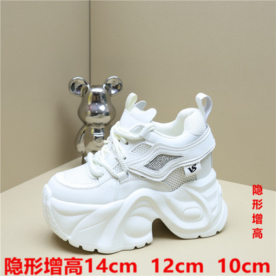 14cm老爹鞋女2025年春季薄款透气