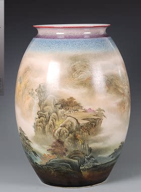 景德镇手绘粉彩名人名作家居装饰
