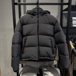 HUGO BOSS美国直邮 男士羽绒服 连帽可拆保暖外套