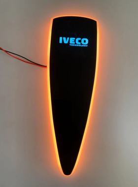 适用于依维柯欧风iveco发光商务车内饰改装壁灯阅读灯B柱氛围灯