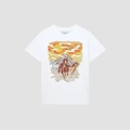 Galloping Horse White