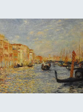 威尼斯大运河数字油画diy风景客厅填色手工绘装饰画减压画