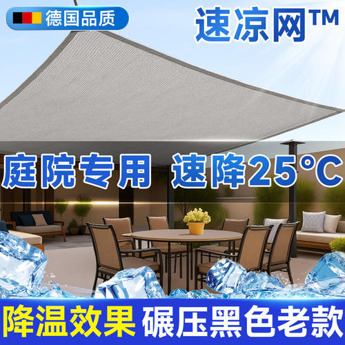 庭院阳台加厚加密铝箔遮阳网