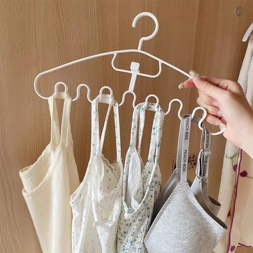 【官方旗舰】波浪吊带衣架多功能无痕防滑挂衣撑子领带内衣收纳家