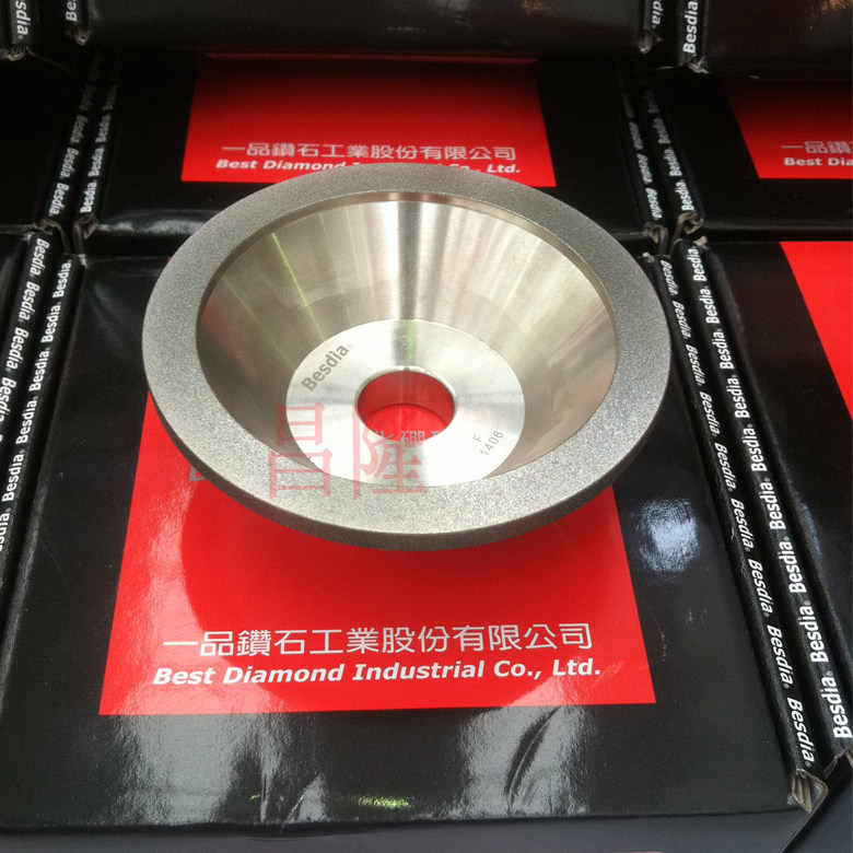 一品45度角砂轮 碗型合金砂轮 单斜边沙轮 钨钢铣刀 专用开槽砂轮