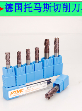 德国PTHK切削60度钨钢刀 合金立铣刀 数控刀具 6R0.1-12R3圆鼻刀