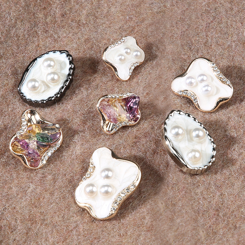 不规则毛衣小香风钮扣百搭扣子