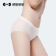 螃蟹秘密无痕内裤 莫代尔3A抗菌裆中腰三角内裤 无缝一体
