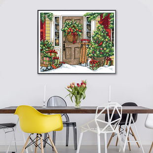 迎接圣诞氛围十字绣2025年新款线绣圣诞节刺绣礼物送朋友简单易绣