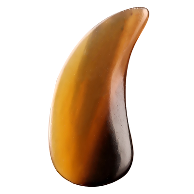 花牛角古筝指甲片凹槽双面弧义甲